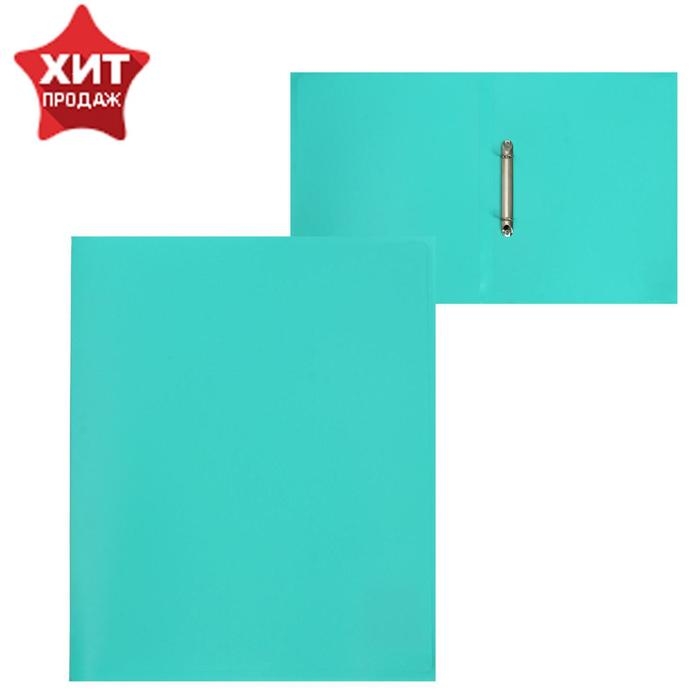 Папка на 2 кольцах А4 Calligrata, 18 мм, 500 мкм, ледяной зеленый Папка на 2 кольцах А4 Calligrata, 18 мм, 500 мкм, ледяной зеленый