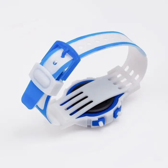 Часы наручные электронные детские "Джуниор", ремешок силикон, l-22 см, синие