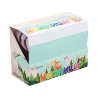 Ножницы 13 см, пластиковые ручки, закругленные концы, блистер, в картонной коробке, корпус МИКС