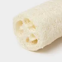 Люффа - мочалка для тела натуральная Доляна, 8&times;6&times;6 см, бежевая