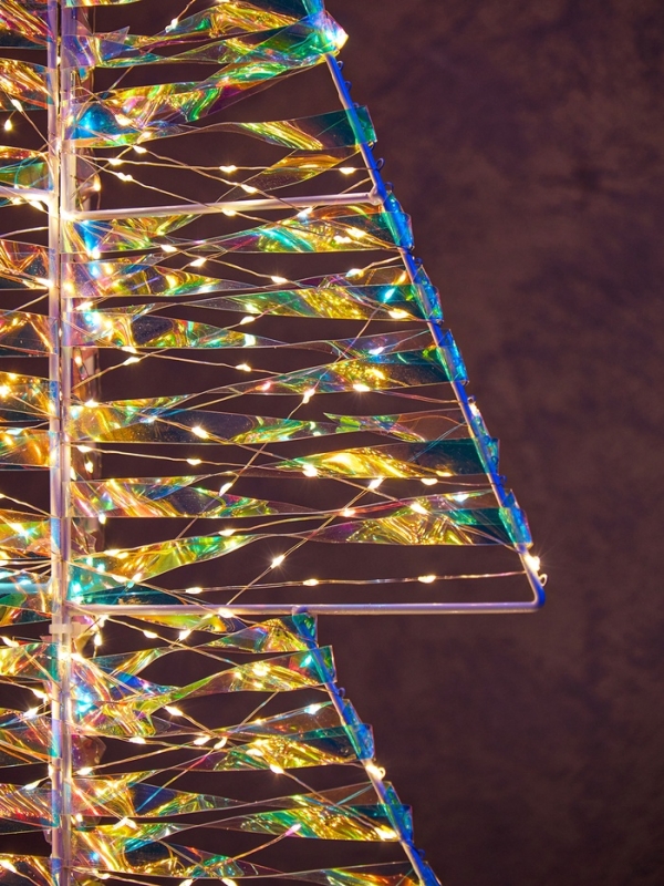 Фигура световая FROSTY  Фигура световая FROSTY "Елка", 77x77x150, 960 LED, 220V, свечение тёплое белое