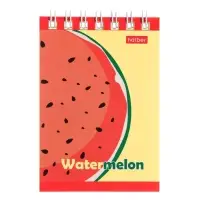 Блокнот А7, 40 листов, на гребне "Яркий Фреш", обложка мелованный картон, тонированный блок Блокнот А7, 40 листов, на гребне "Яркий Фреш", обложка мелованный картон, тонированный блок