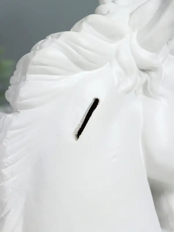 Копилка "Голова коня"  высота 25 см, белый