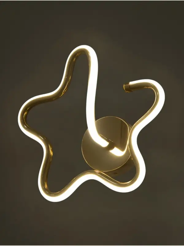 Бра настенное BayerLux Valentina, 14 Вт, LEd, 4000-6000К, золото, 25&times;25&times;13 см