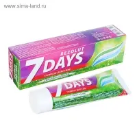 Зубная паста 7 days комплексная "Тройное действие", 100 мл