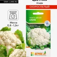 Семена Капуста цветная &laquo;Альфа&raquo; 0.3 г, &laquo;Агросс&raquo;