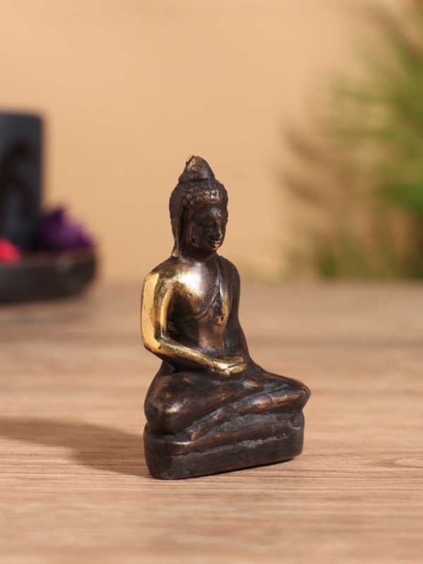 Сувенир бронза  Сувенир бронза "Будда" 4х2х6 см