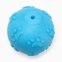 Игрушка для собак &laquo;Мяч-лапка&raquo;, 6 см, TPR, синяя