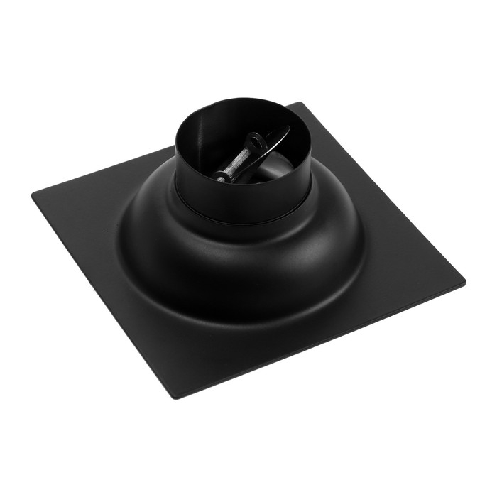 Трап ZEIN engr, 100х100 мм, вертикальный, с трубой, внеш/внут d=40/37 мм, нерж сталь, черный Трап ZEIN engr, 100х100 мм, вертикальный, с трубой, внеш/внут d=40/37 мм, нерж сталь, черный