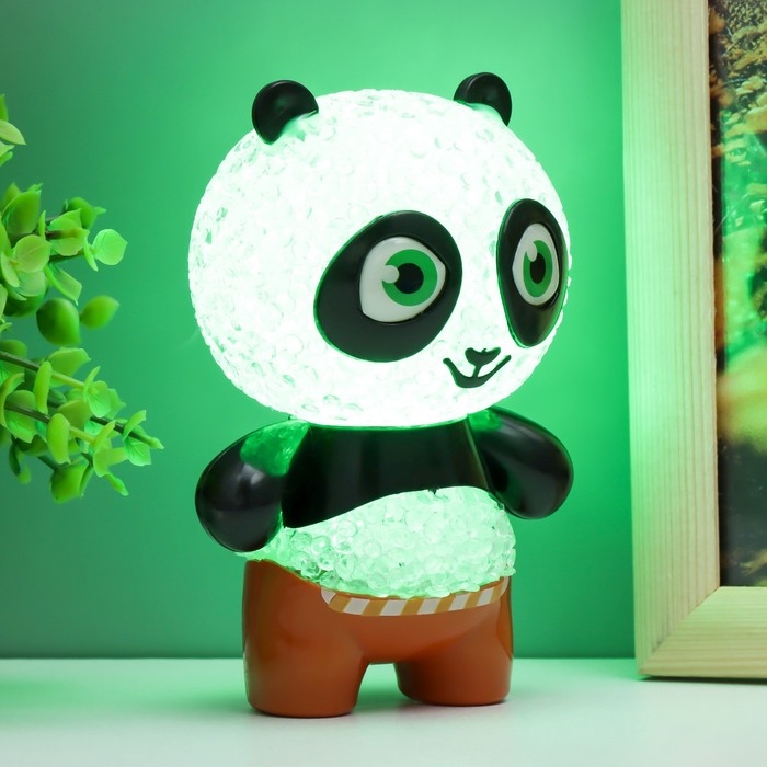 Ночник Ночник "Панда" LED RGB от батареек 3хLR44 7х7х11см RISALUX