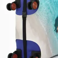 Чехол для чемодана &laquo;Море&raquo;, 20", разноцветный