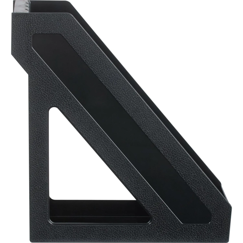 Лоток вертикальный для бумаг СТАММ Базис черный, ширина 100 мм ЛТВ-30853