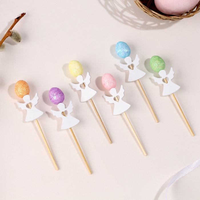 Шпажки ХВ Шпажки ХВ "Белый ангел", МИКС, набор 6 шт