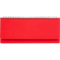 Планинг недатированный 305 х 130 мм Velvet красный 128 стр. 3-364/10