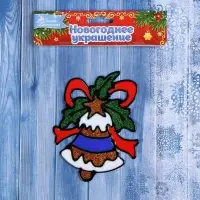 Наклейка на стекло «Колокольчик с лентой», 11×13.5 см