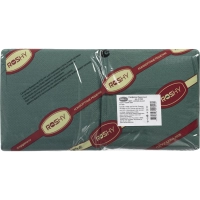 Салфетки бумажные 2 сл 23х24 см зеленые 250 шт/уп