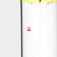 Башня пивная &laquo;Петронас&raquo;, 3 л, колба для льда, подсветка, 2 батарейки AG3, пластик, золотистая