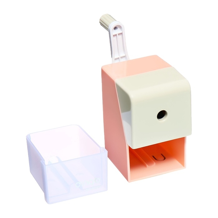 Точилка механическая с контейнером Классика Розовый Точилка механическая с контейнером Классика Розовый