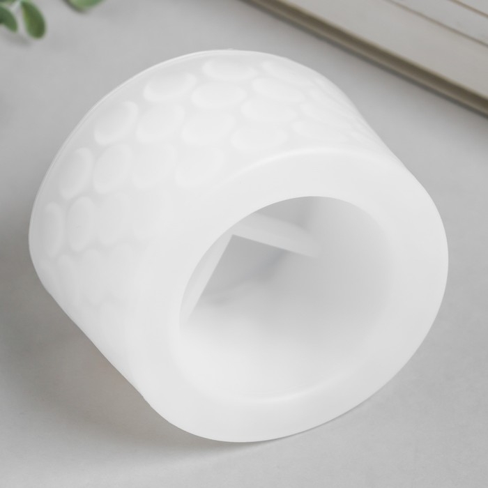 Молд силикон Молд силикон "Подсвечник цилиндр с кругами" 8,5х8,5х8,5 см