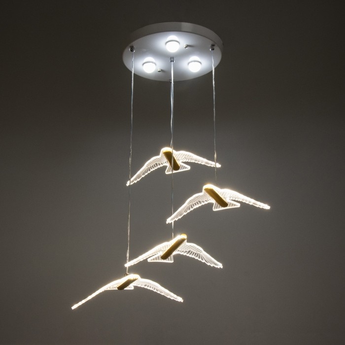 Каскад Каскад "Полет" 4LED+3LED 99Вт ПДУ белый 40х40х100см BayerLux