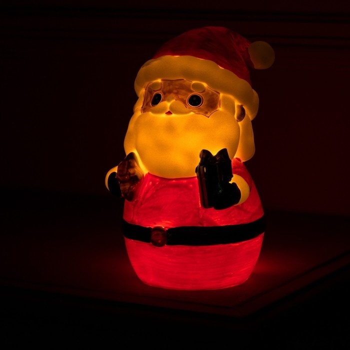 Светодиодная фигура «Дед Мороз» 8 × 19 × 8 см, пластик, батарейки LR44х3 (в комплекте), свечение тёплое белое Светодиодная фигура «Дед Мороз» 8 × 19 × 8 см, пластик, батарейки LR44х3 (в комплекте), свечение тёплое белое