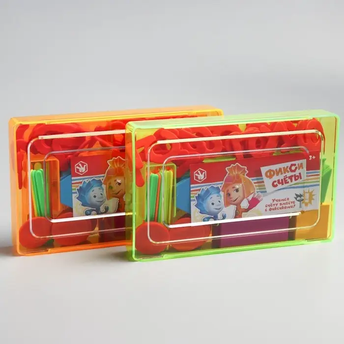 Счётный материал &laquo;Учимся считать&raquo;, 130 элементов в наборе, Фиксики, МИКС