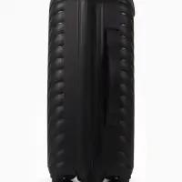 Чемодан на съёмных колёсах, 18", кодовый замок, 33&times;16&times;49 см, чёрный