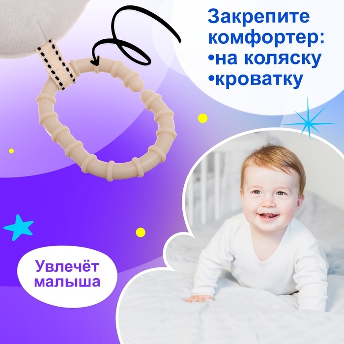 Подвеска-комфортер «Слонёнок», на кроватку и коляску Подвеска-комфортер «Слонёнок», на кроватку и коляску
