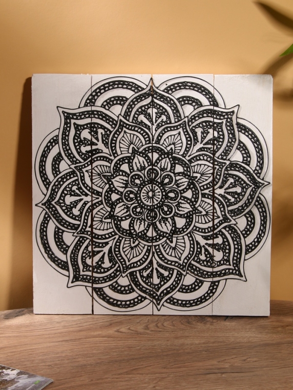 Панно декоративное  Панно декоративное "Санто" дерево 40 см