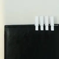 Прищепки для декора, набор 50 шт., белые &mdash; 3.5 см