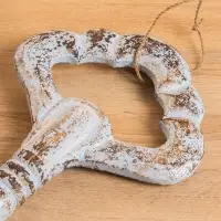 Сувенир «Ключ от счастья», 4.5×21×50 +/- 3 см, дерево, голубой