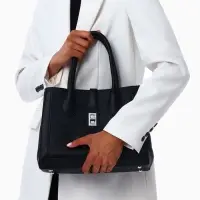 Сумка женская тоут TEXTURA на молнии, 31&times;11&times;21 см, чёрная