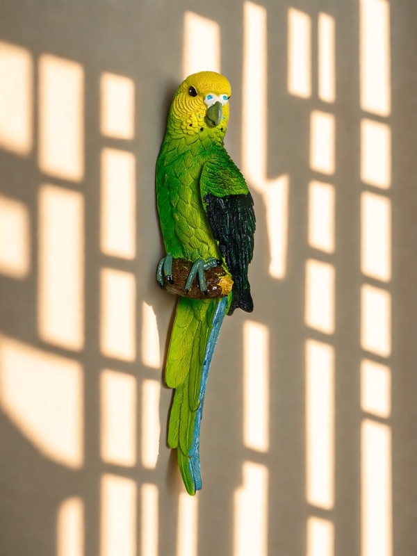 Декор на стену, для дома TAKE IT EASY «Попугай», панно, зелёный, 8×6.5×30 см Декор на стену, для дома TAKE IT EASY «Попугай», панно, зелёный, 8×6.5×30 см