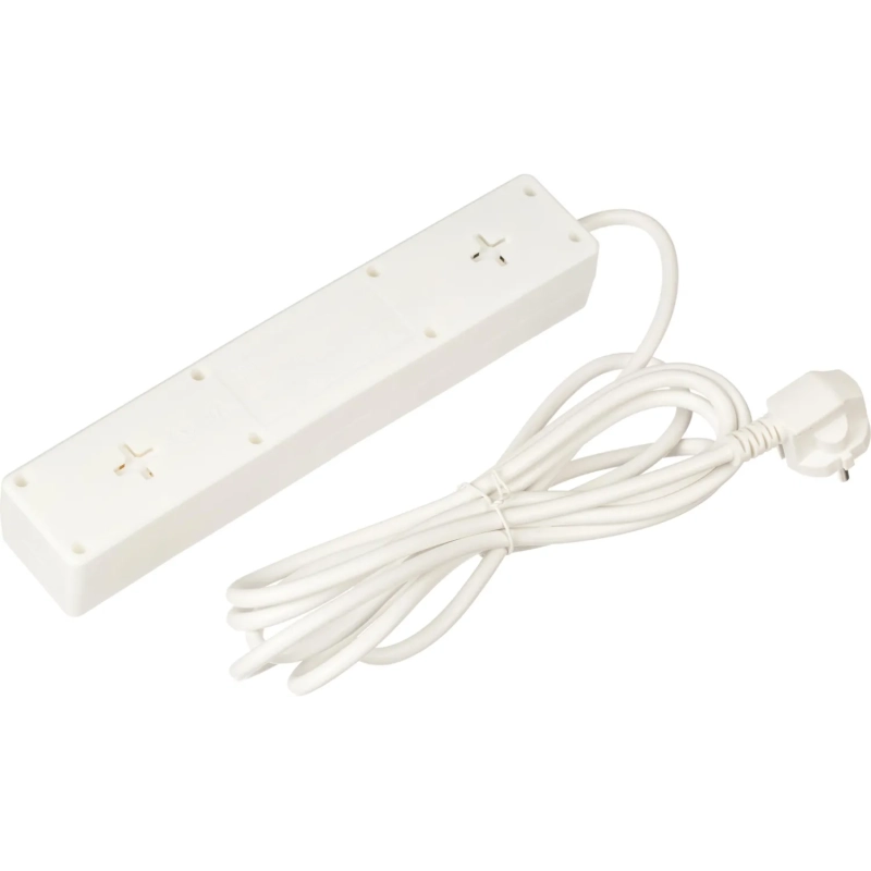 Сетевой фильтр BigTech STD-510-3-W (5р/3м/10А/2,2кВт/1мм2/белый)