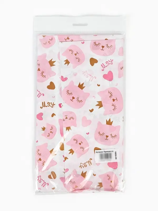 Скатерть одноразовая, Котенок Принцесса, 120*180 см, 1 шт.