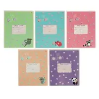 Тетрадь 18 листов в клетку LOLLIPOP, обложка мелованная бумага, ВД-лак, МИКС