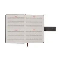 Ежедневник недатированный формат А5, с хлястиком, 112л, линия, пвх, Серый Ежедневник недатированный формат А5, с хлястиком, 112л, линия, пвх, Серый