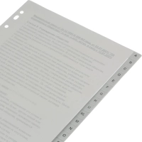 Разделитель листов из сер.пласт. алфавит А-Z ,Attache, А4, 20 разделов