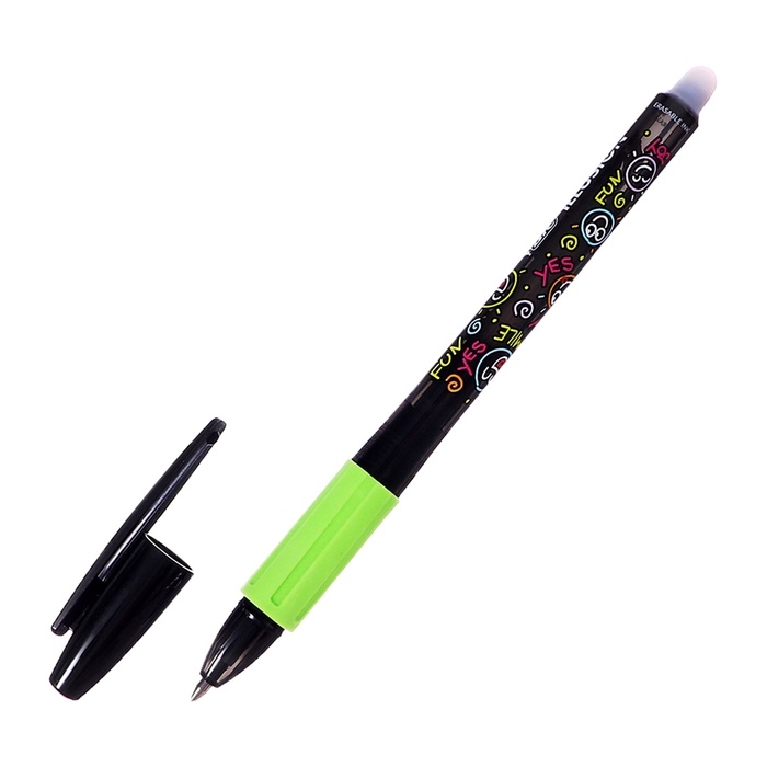 Ручка гелевая стираемая BIC Gelocity Illusion, узел 0.7 мм, чернила чёрные, цена за 1 шт Ручка гелевая стираемая BIC Gelocity Illusion, узел 0.7 мм, чернила чёрные, цена за 1 шт