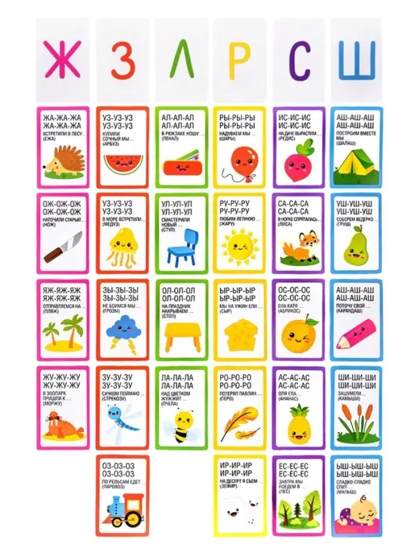 Настольная логопедическая игра Десятое Королевство &laquo;Лого-Рифмы. Говори правильно&raquo;, 28 карточек