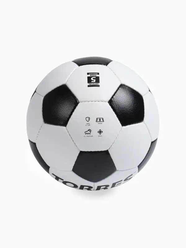 Футбольный мяч TORRES Main Stream, F30185, ручная сшивка, 32 панели, р. 5, PU
