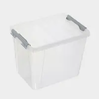 Контейнер для хранения с крышкой, 25 л, 41&times;29.5&times;31.2 см, пластик, прозрачный