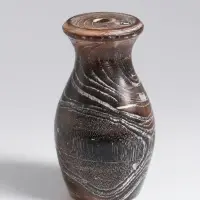 Ваза для сухоцветов &laquo;Милена&raquo;, 8&times;8&times;15 см, дерево джати, тёмно-коричневая