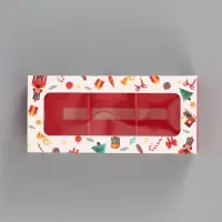 Коробка для 3 конфет &laquo;Щелкунчик и игрушки&raquo;, 13&times;5&times;3.3 см