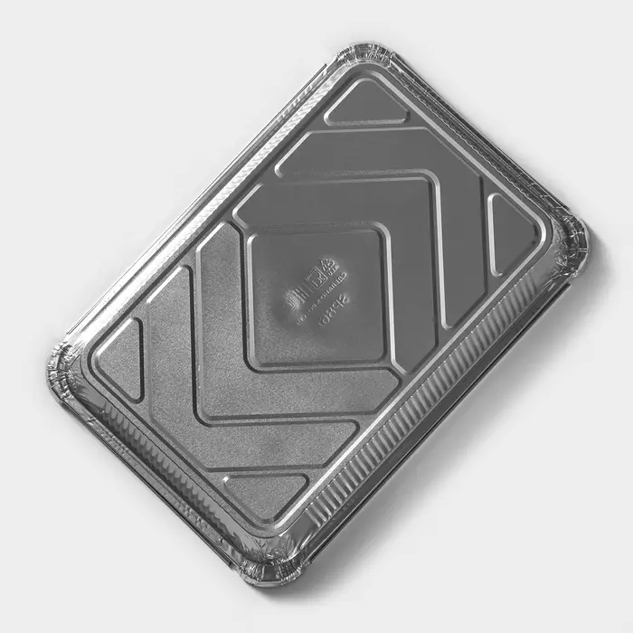 Форма для выпечки и запекания Доляна, 2.1 л, 31.5×21.5×6 см, фольга, серебристая Форма для выпечки и запекания Доляна, 2.1 л, 31.5×21.5×6 см, фольга, серебристая