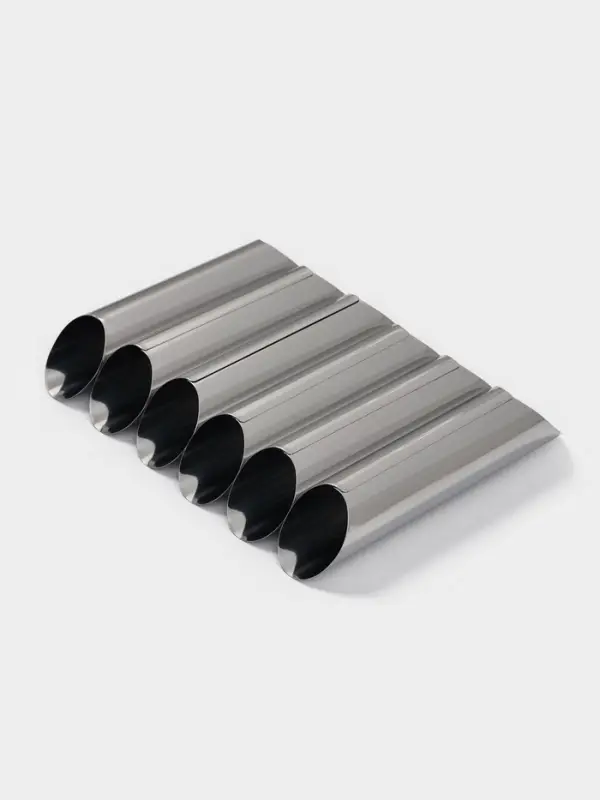 Набор форм для круассанов и трубочек 12х2,5 см, 6 шт Набор форм для круассанов и трубочек 12х2,5 см, 6 шт