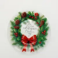 Тарелка ноовгодняя &laquo;Венок на Новый год&raquo;, 19.6 см