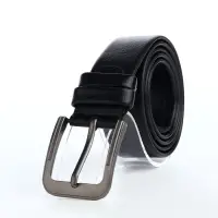 Ремень мужской, ширина 4 см, винт, пряжка металл, чёрный