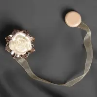 Подхват для штор &laquo;Роза&raquo;, d = 5 см, цвет золотой