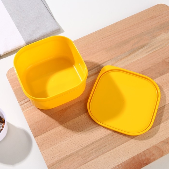 Ланч - бокс квадратный «Будет вкусно», 700 мл